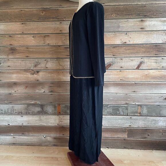 Vintage Russell Kemp New York Matching Cardigan Sweater and Maxi Dress Size M - Picture 5 of 14